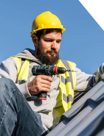 RPGS roofer installing a roof